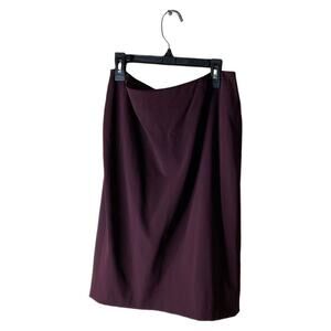 Max Mara Made in Italy Skirt Women's Size 6 Pencil Straight Lined Slit Skirt